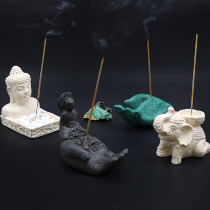 Elephant Incense & Candle Holder (cream) - ScentiMelti  Elephant Incense & Candle Holder (cream)