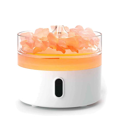 Himalayan Salt  Aroma Diffuser - Night Light - USB-C - Flame Effect ( salt included) - ScentiMelti  Himalayan Salt  Aroma Diffuser - Night Light - USB-C - Flame Effect ( salt included)