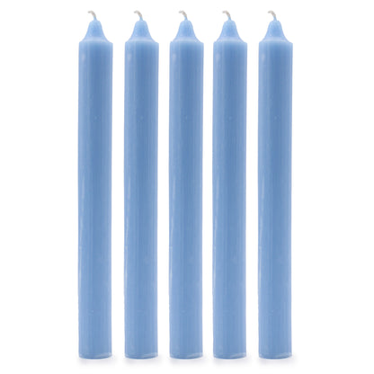 Solid Colour Dinner Candles - Rustic Sea Blue - Pack of 5 - ScentiMelti  Solid Colour Dinner Candles - Rustic Sea Blue - Pack of 5