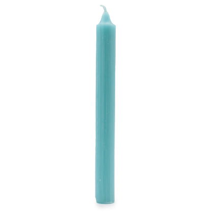 Solid Colour Dinner Candles - Rustic Aqua - Pack of 5 - ScentiMelti  Solid Colour Dinner Candles - Rustic Aqua - Pack of 5