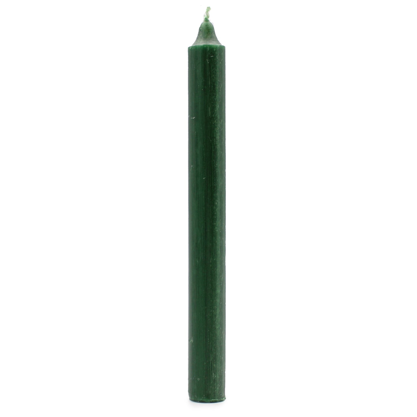Solid Colour Dinner Candles - Rustic Holly Green - Pack of 5