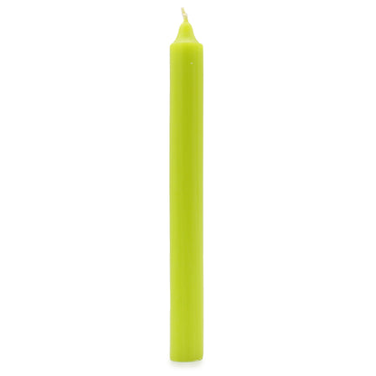 Solid Colour Dinner Candles - Rustic Lime Green - Pack of 5 - ScentiMelti  Solid Colour Dinner Candles - Rustic Lime Green - Pack of 5