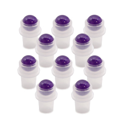 Gemstone Roller Tip for 5ml Bottle - Amethyst - ScentiMelti  Gemstone Roller Tip for 5ml Bottle - Amethyst