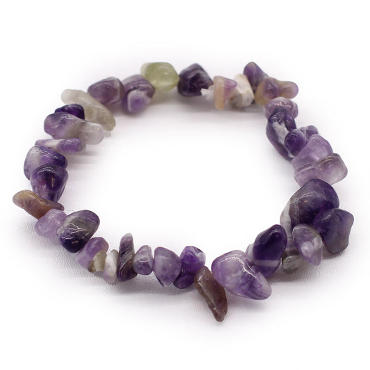 Chipstone Bracelet - Amethyst - ScentiMelti  Chipstone Bracelet - Amethyst