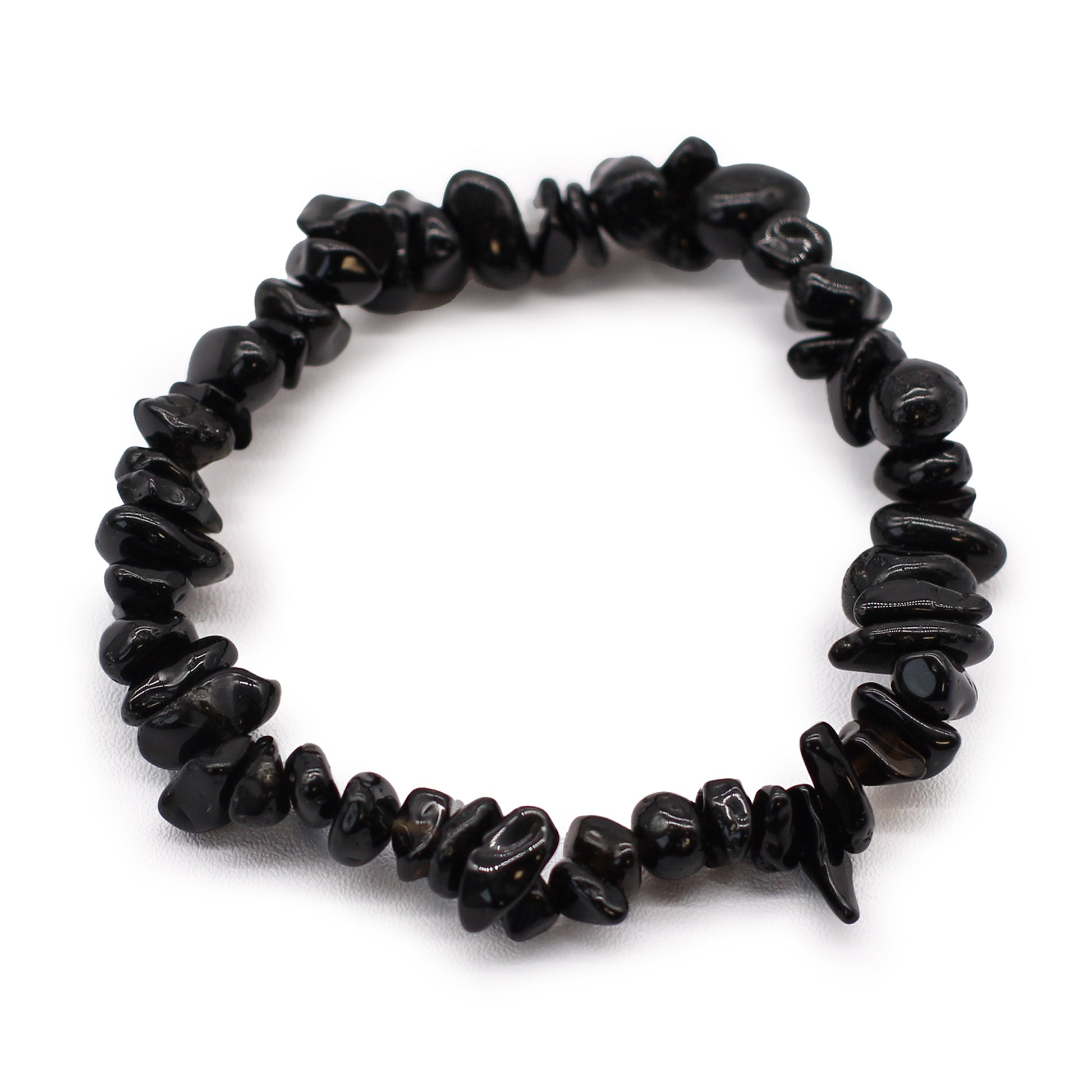 Chipstone Bracelet - Black Agate - ScentiMelti  Chipstone Bracelet - Black Agate