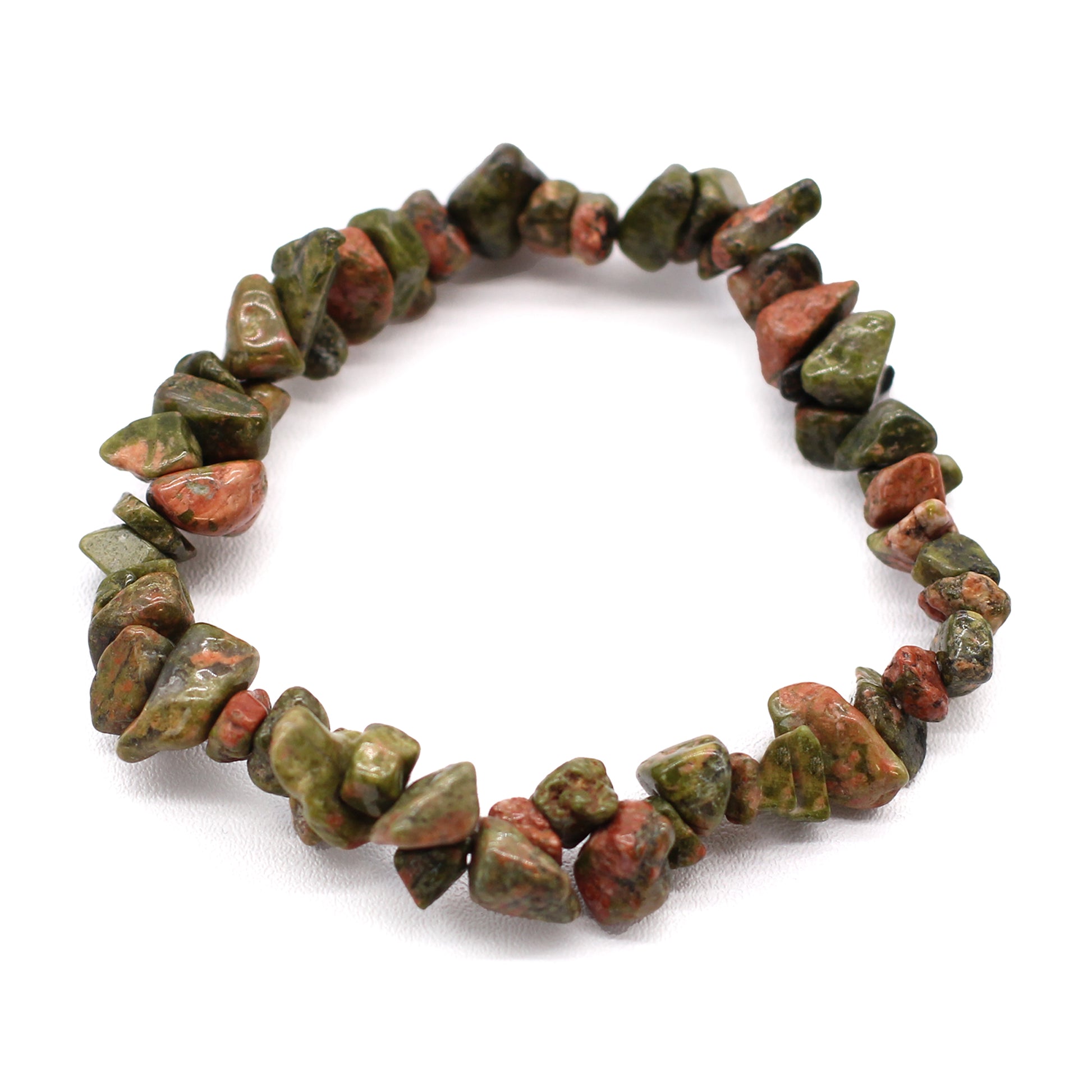 Chipstone Bracelet - Green Jasper - ScentiMelti  Chipstone Bracelet - Green Jasper