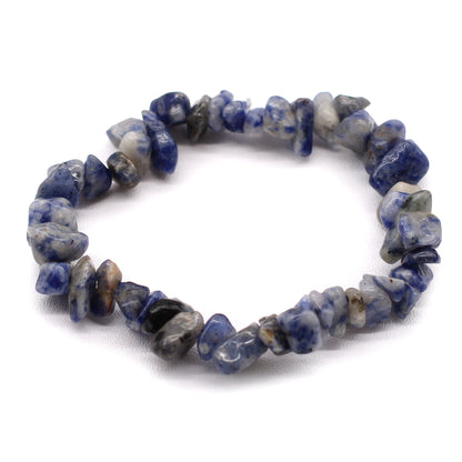 Chipstone Bracelet - Sodalite - ScentiMelti  Chipstone Bracelet - Sodalite