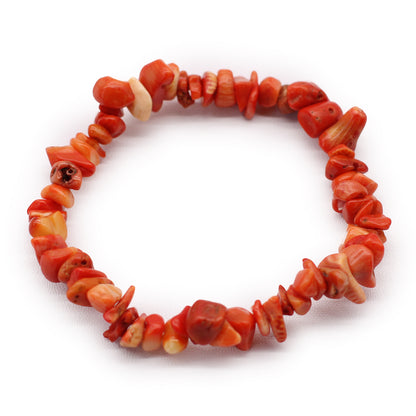 Chipstone Bracelet - Coralite Stone - ScentiMelti  Chipstone Bracelet - Coralite Stone