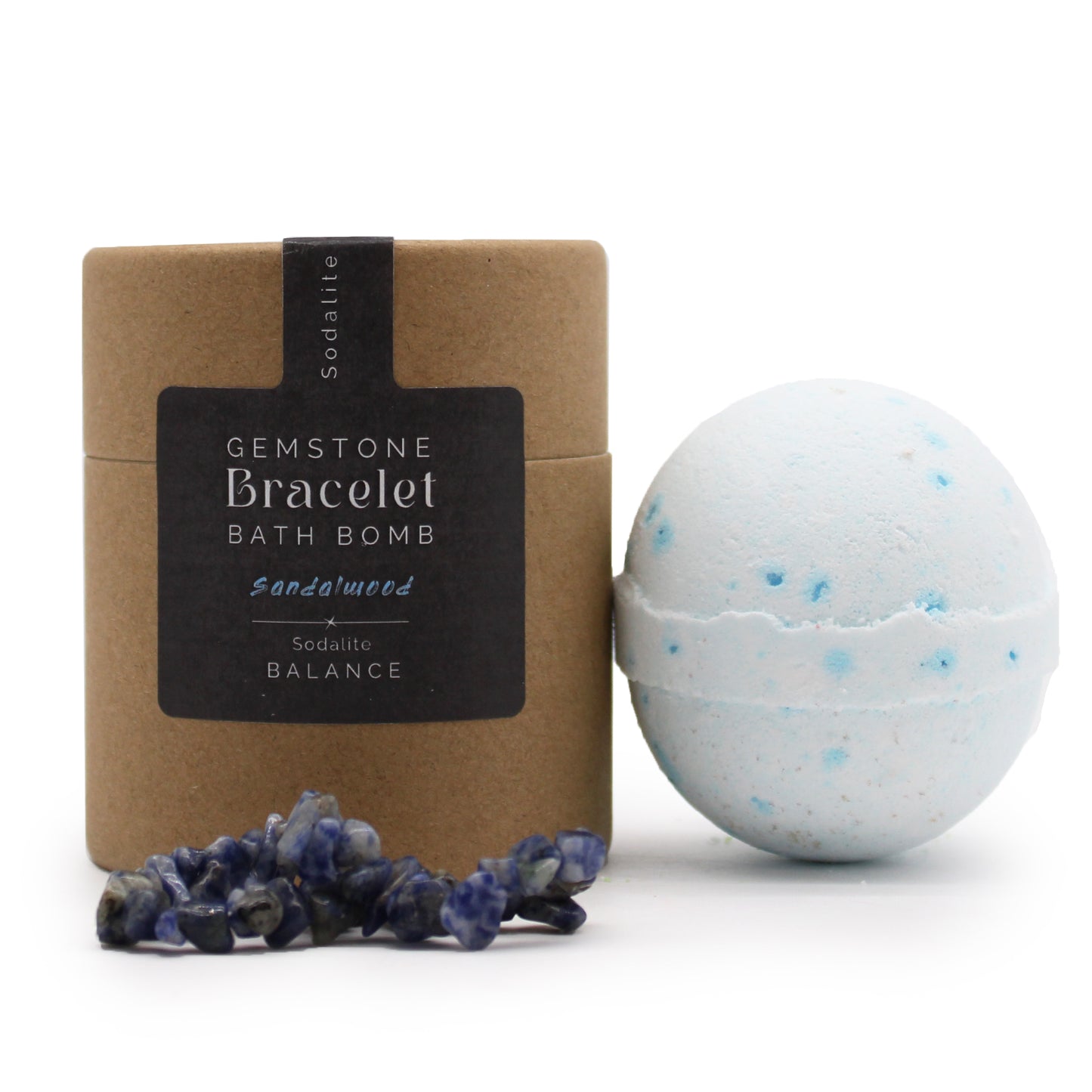 Sodalite Gem Bracelet Bath Bomb - ScentiMelti  Sodalite Gem Bracelet Bath Bomb