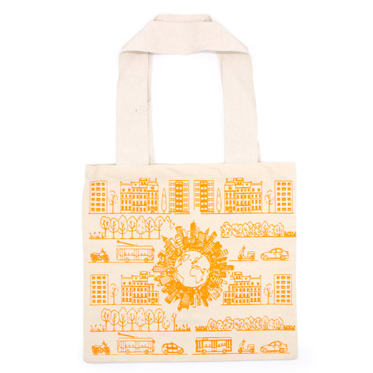 Big Cotton Shopping Bag - 38x42cm - City Life - 10oz - ScentiMelti  Big Cotton Shopping Bag - 38x42cm - City Life - 10oz