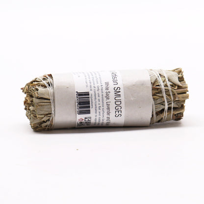 Smudge Stick - White Sage, Lavender and Mullein - ScentiMelti  Smudge Stick - White Sage, Lavender and Mullein