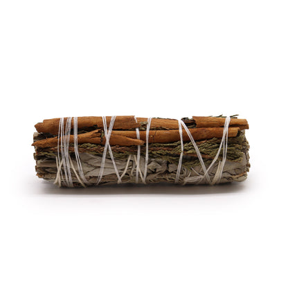 Smudge Stick - White Sage, Cedar and Cinnamon - ScentiMelti  Smudge Stick - White Sage, Cedar and Cinnamon