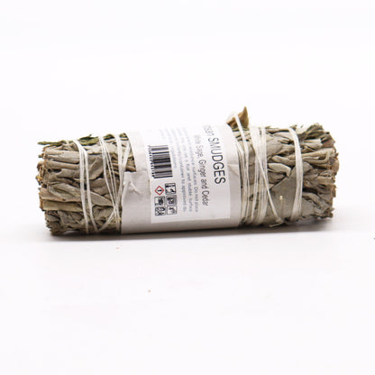 Smudge Stick - White Sage, Ginger and Cedar - ScentiMelti  Smudge Stick - White Sage, Ginger and Cedar