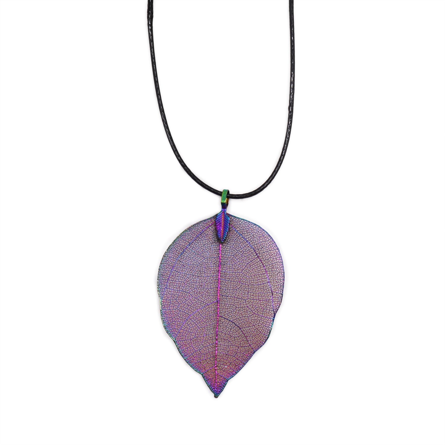 Necklace - Bravery Leaf - Multicoloured - ScentiMelti  Necklace - Bravery Leaf - Multicoloured