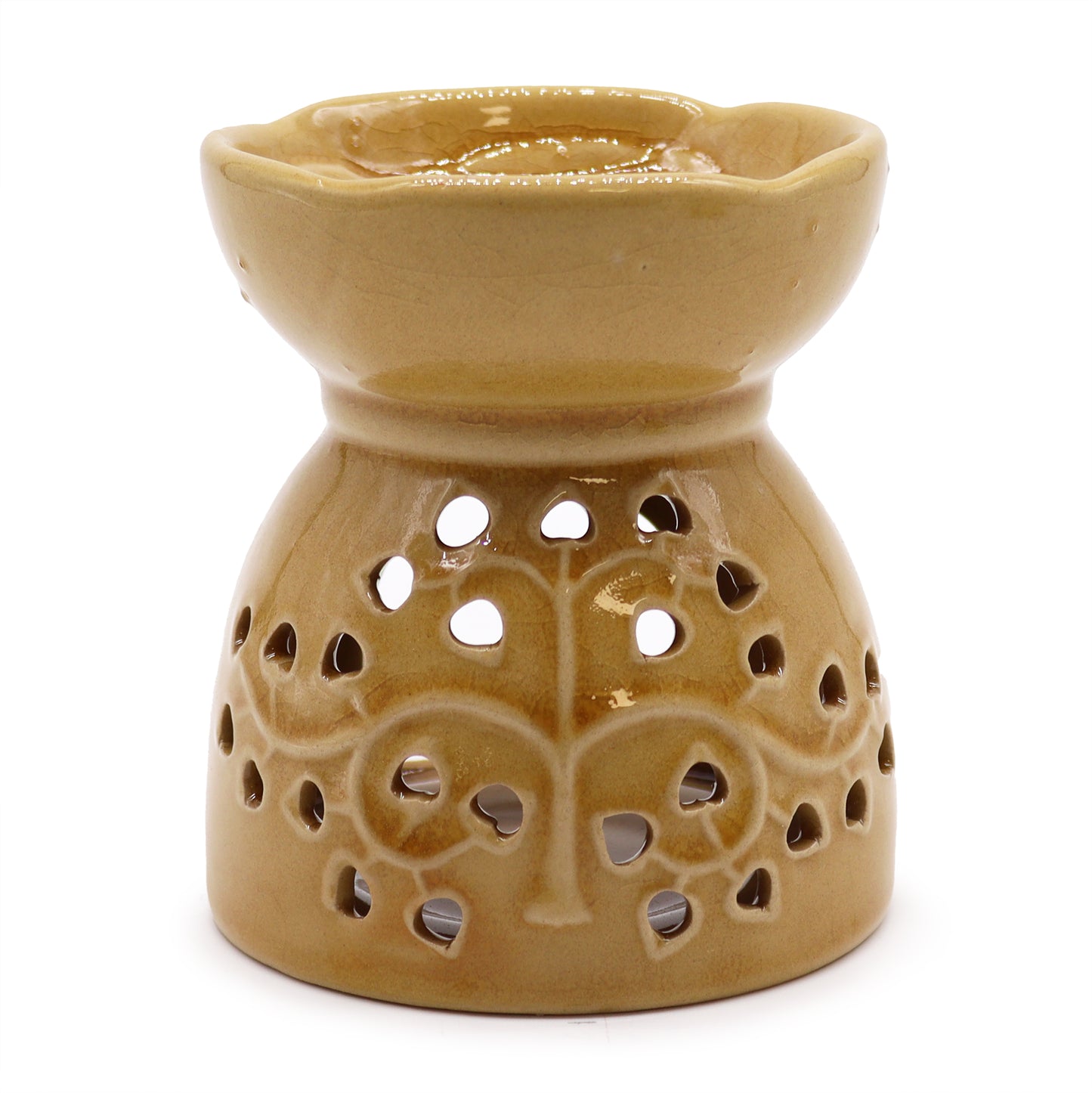 Tree of Life Oil Burner - Honey - ScentiMelti  Tree of Life Oil Burner - Honey