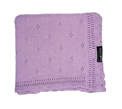 Soft cellular bamboo baby blanket - Lavender - Daisy - ScentiMelti Home Fragrance, Beauty & Gifts UK