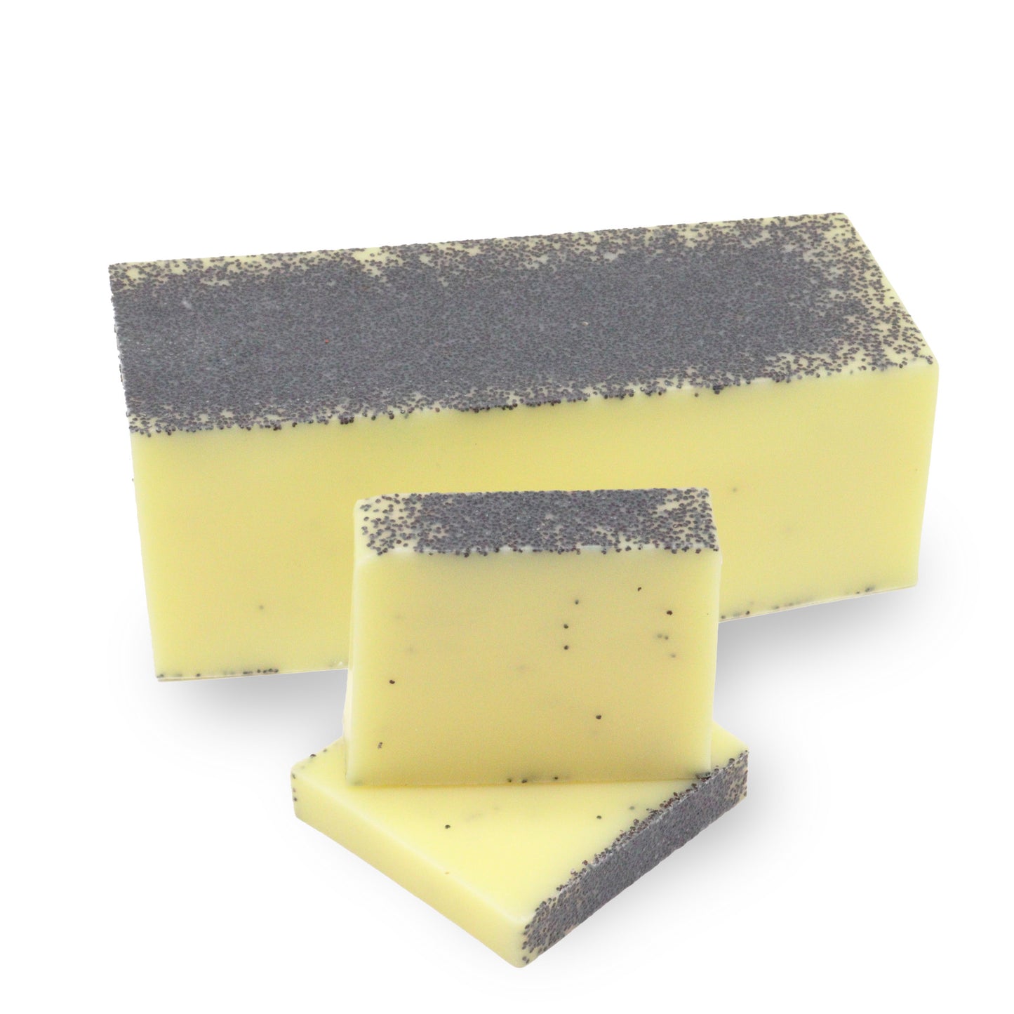 Lemon Poppy Soap Bar - Approx 100g - ScentiMelti  Lemon Poppy Soap Bar - Approx 100g