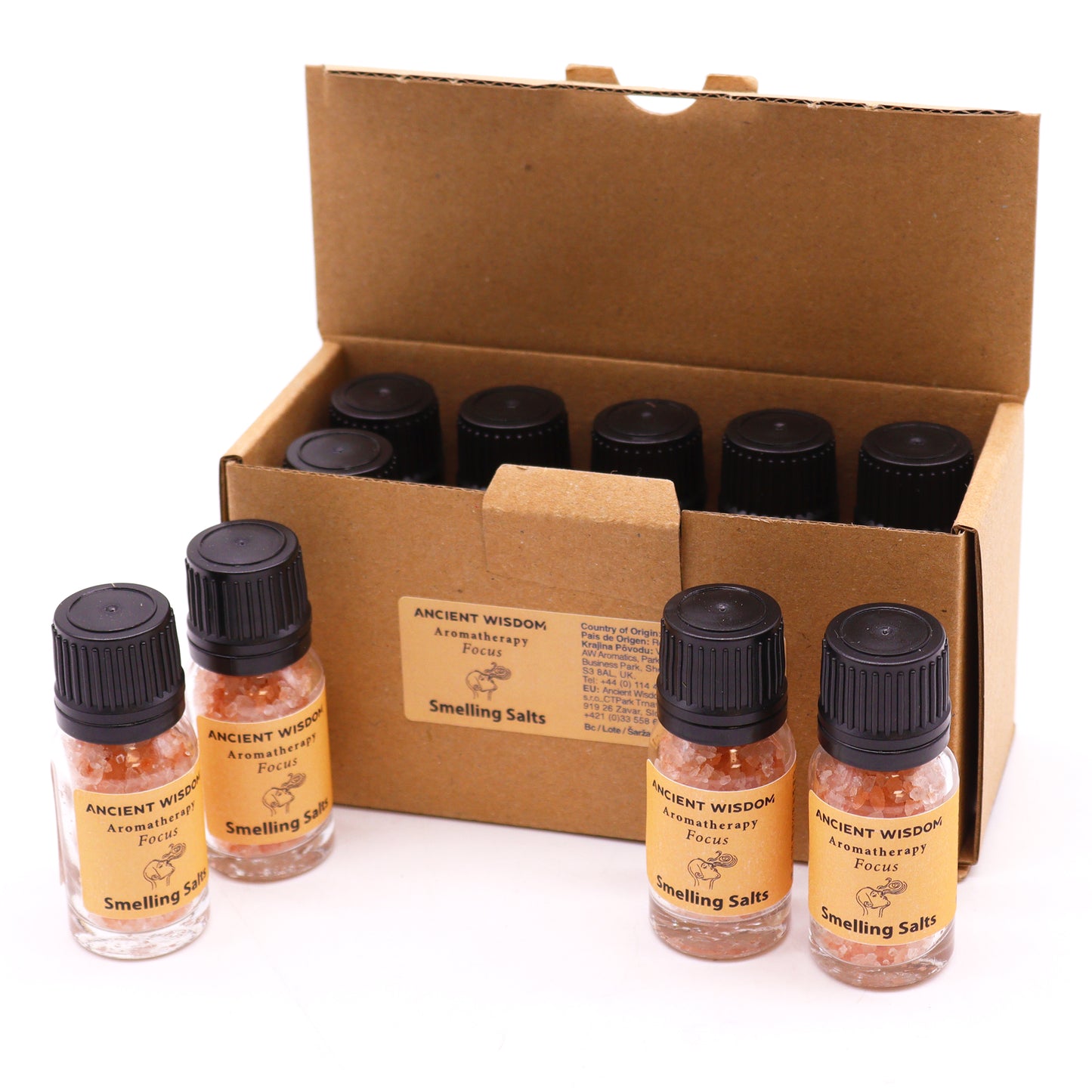 Focus Aromatherapy Smelling Salt