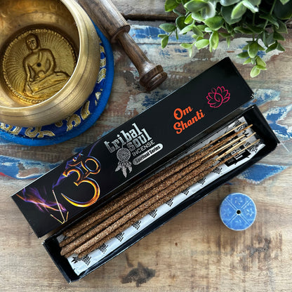 Tribal Soul Spiritual Incense Sticks and Ceramic Holder - Ohm Shanti - ScentiMelti  Tribal Soul Spiritual Incense Sticks and Ceramic Holder - Ohm Shanti