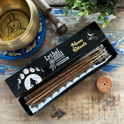 Tribal Soul Spiritual Incense Sticks and Ceramic Holder - Moon Ritual - ScentiMelti  Tribal Soul Spiritual Incense Sticks and Ceramic Holder - Moon Ritual