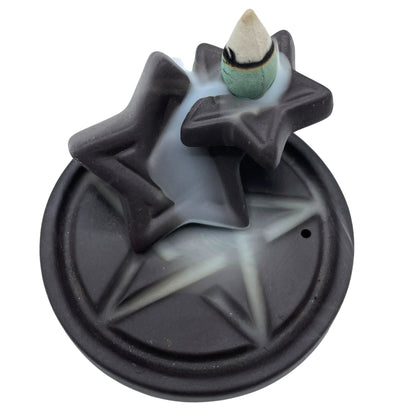 Backflow Incense Burner - Pentagon Falls - ScentiMelti  Backflow Incense Burner - Pentagon Falls