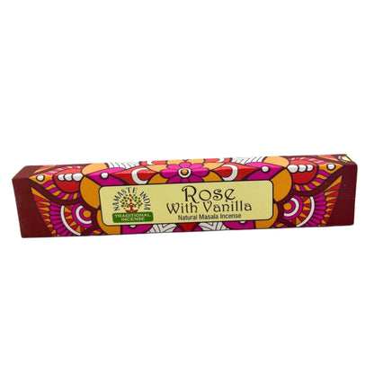 Namaste Mandala Masala Incense - Rose With Vanilla - ScentiMelti  Namaste Mandala Masala Incense - Rose With Vanilla