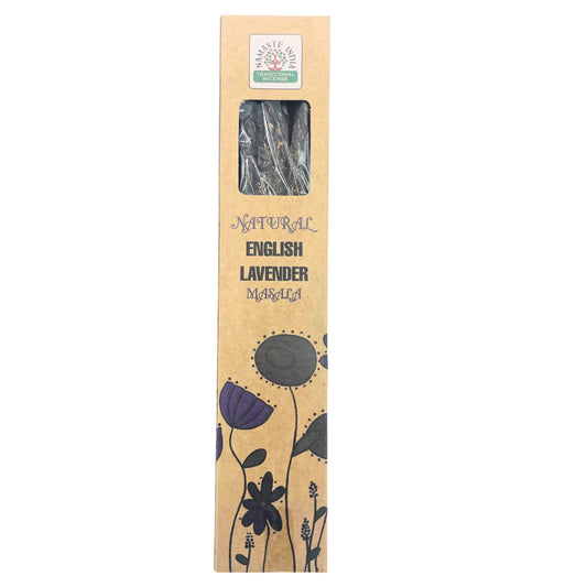 Natural Botanical Masala Incense - English Lavender - ScentiMelti  Natural Botanical Masala Incense - English Lavender