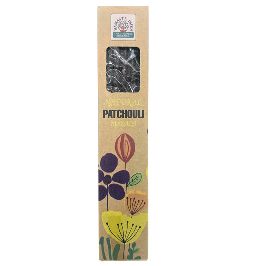 Natural Botanical Masala Incense - Patchouli - ScentiMelti  Natural Botanical Masala Incense - Patchouli