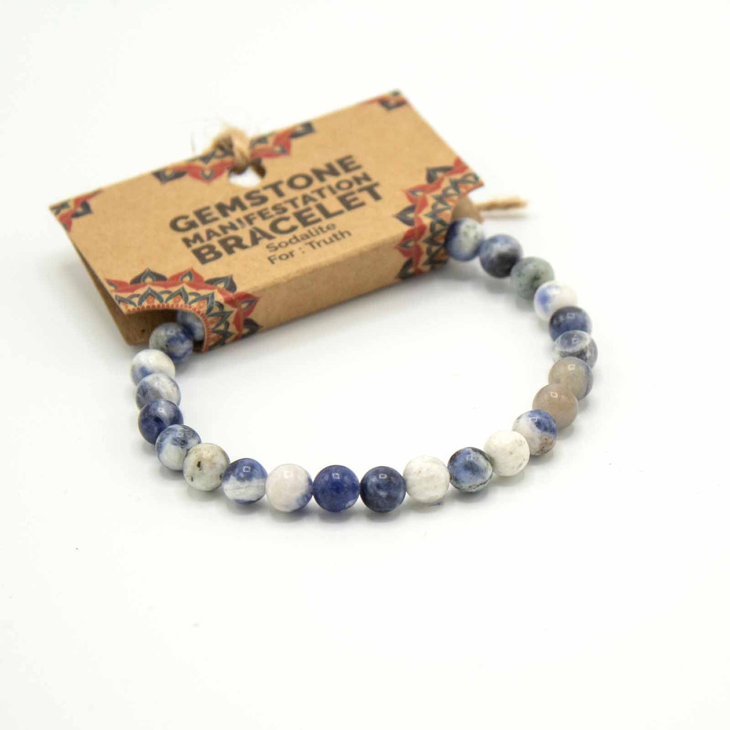 Gemstone Manifestation Bracelet - Sodalite - Truth - ScentiMelti  Gemstone Manifestation Bracelet - Sodalite - Truth