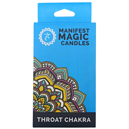 Manifest Magic Candles (pack of 12) - Blue - Throat Chakra - ScentiMelti  Manifest Magic Candles (pack of 12) - Blue - Throat Chakra