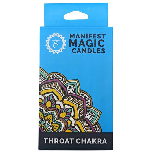 Manifest Magic Candles (pack of 12) - Blue - Throat Chakra - ScentiMelti  Manifest Magic Candles (pack of 12) - Blue - Throat Chakra