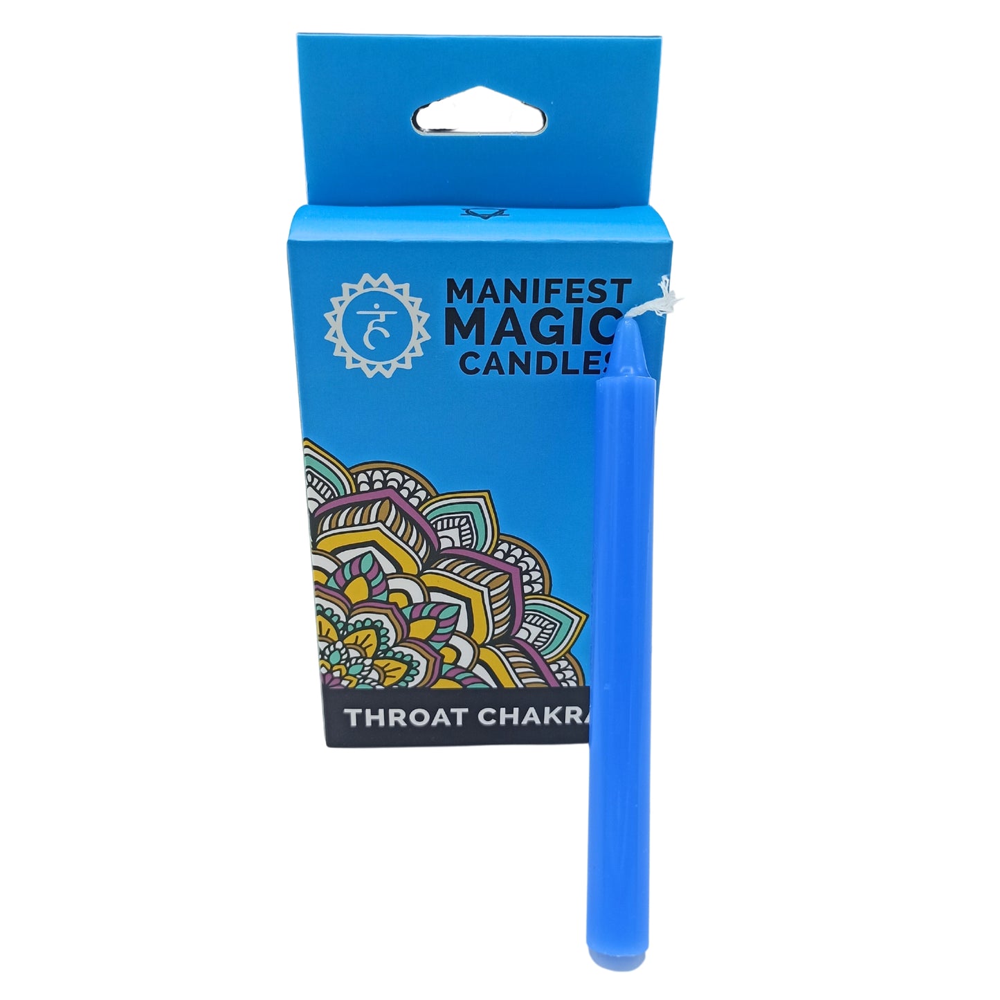 Manifest Magic Candles (pack of 12) - Blue - Throat Chakra - ScentiMelti  Manifest Magic Candles (pack of 12) - Blue - Throat Chakra