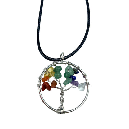 Tree of Life Pendant - Chakra - ScentiMelti  Tree of Life Pendant - Chakra