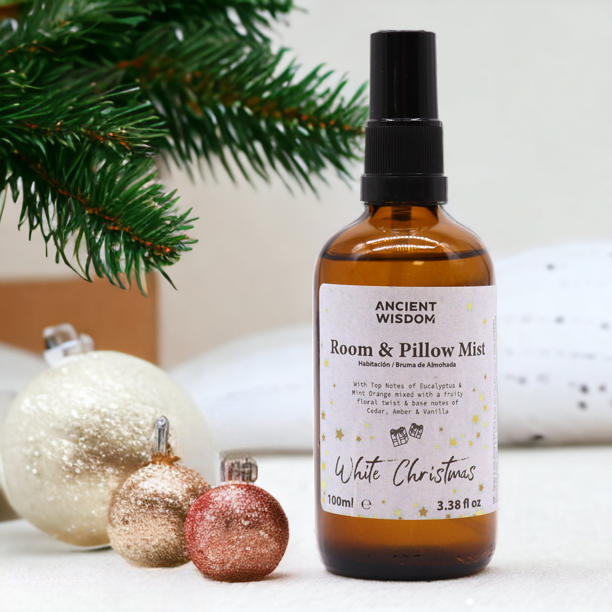 White Christmas Room & Pillow Spray 100ml - ScentiMelti  White Christmas Room & Pillow Spray 100ml