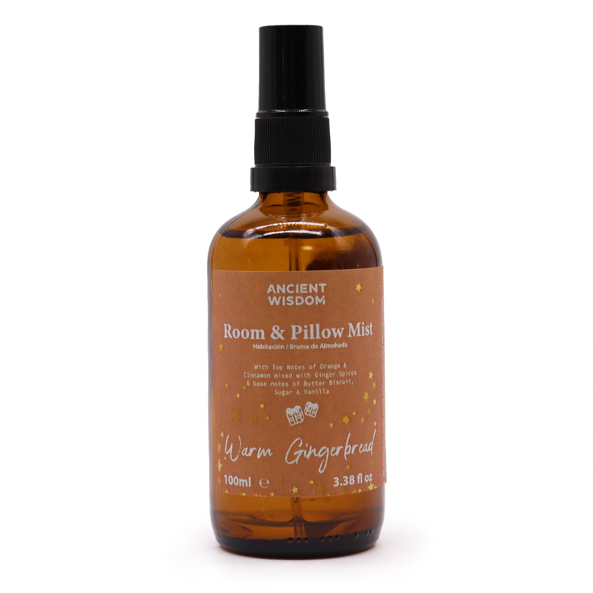 Warm Gingerbread Room & Pillow Spray 100ml - ScentiMelti Home Fragrance, Beauty & Gifts UK