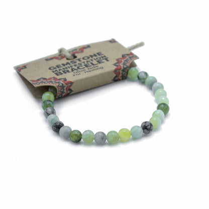 Gemstone Manifestation Bracelet - Olive Jade - Healing - ScentiMelti  Gemstone Manifestation Bracelet - Olive Jade - Healing