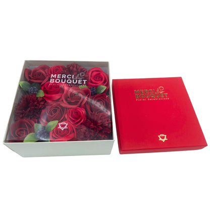 Square Box - Classic Red Roses - ScentiMelti  Square Box - Classic Red Roses