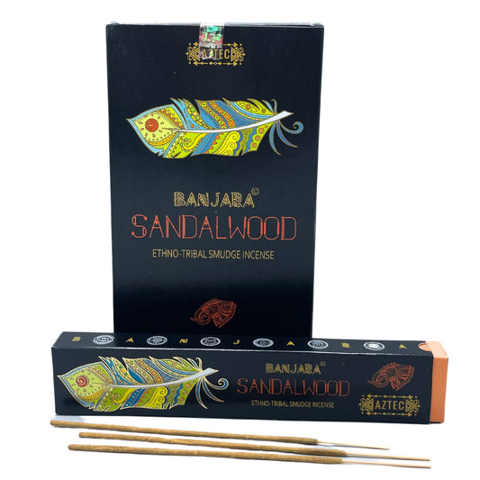 Banjara Tribal Smudge Incense - Sandalwood - ScentiMelti  Banjara Tribal Smudge Incense - Sandalwood