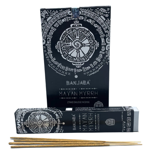 Banjara Tribal Smudge Incense - Mayan Myrrh - ScentiMelti  Banjara Tribal Smudge Incense - Mayan Myrrh