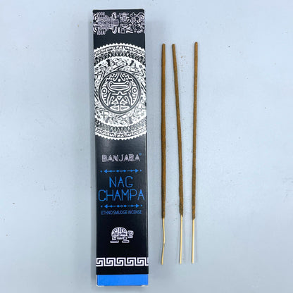 Banjara Tribal Smudge Incense - Nag Champa - ScentiMelti  Banjara Tribal Smudge Incense - Nag Champa