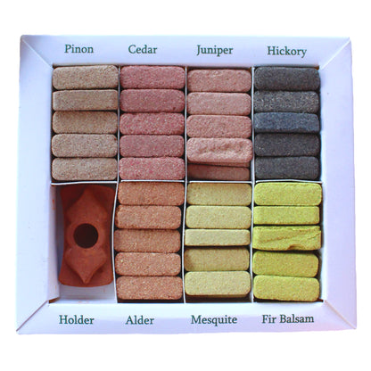 Display Set of 70 Incense Smudge Bricks and Burner - 7 Earthy Himalaya Incenso - ScentiMelti  Display Set of 70 Incense Smudge Bricks and Burner - 7 Earthy Himalaya Incenso