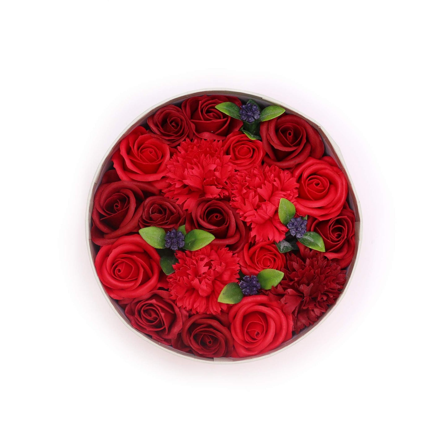 Round Box - Classic Red Roses - ScentiMelti  Round Box - Classic Red Roses