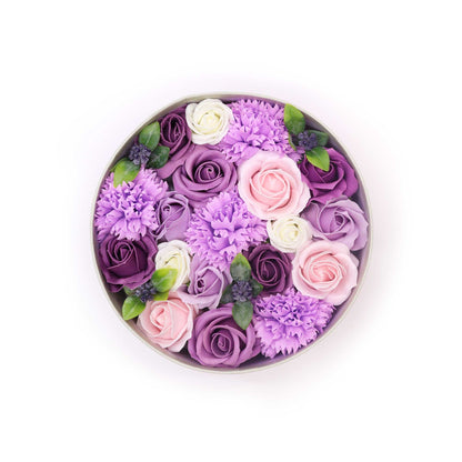 Round Box - Lavender Rose & Carnation - ScentiMelti  Round Box - Lavender Rose & Carnation