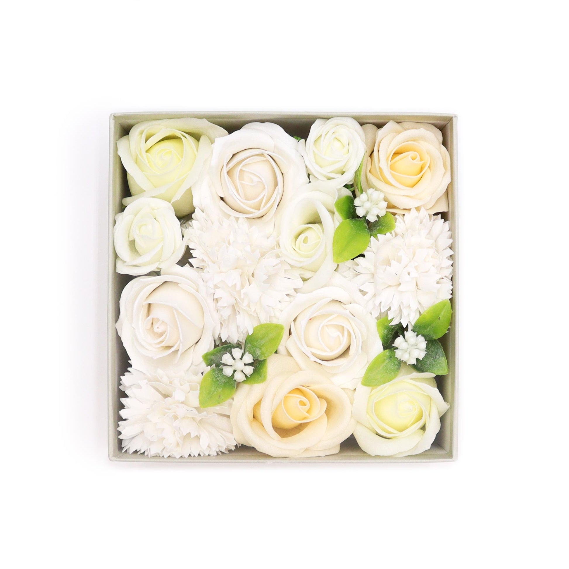 Square Box - Wedding Blessings - White & Ivory - ScentiMelti  Square Box - Wedding Blessings - White & Ivory