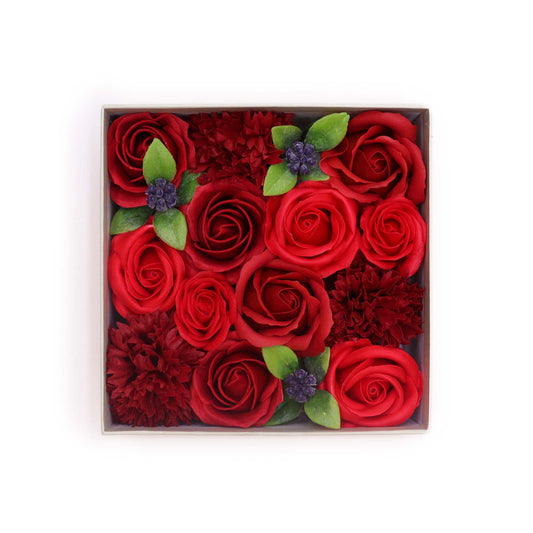 Square Box - Classic Red Roses - ScentiMelti  Square Box - Classic Red Roses