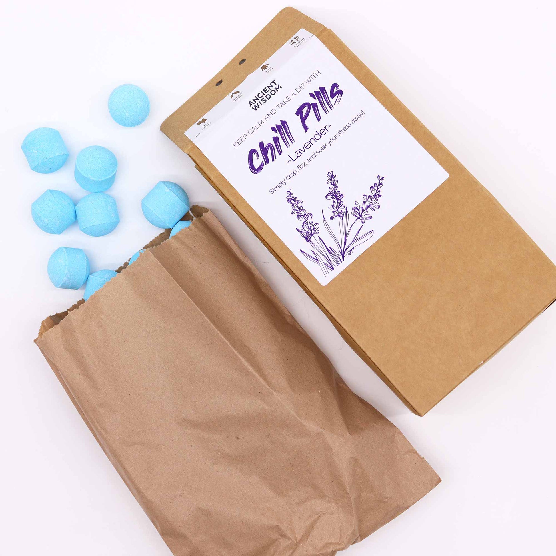 Chill Pills Gift Pack 350g - Lavender - ScentiMelti  Chill Pills Gift Pack 350g - Lavender