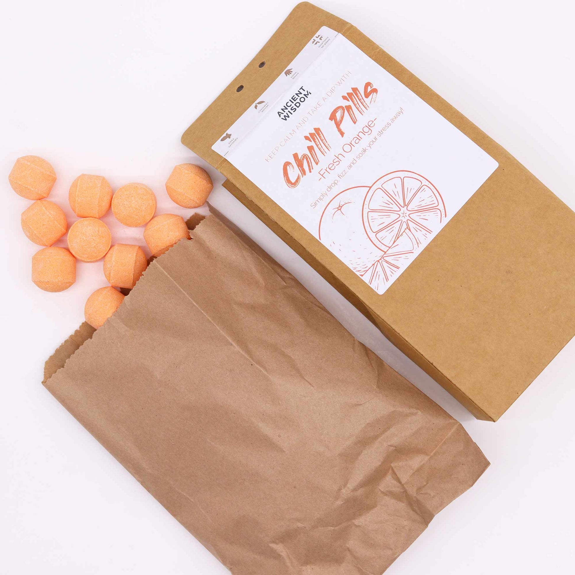 Chill Pills Gift Pack 350g - Fresh Orange - ScentiMelti  Chill Pills Gift Pack 350g - Fresh Orange