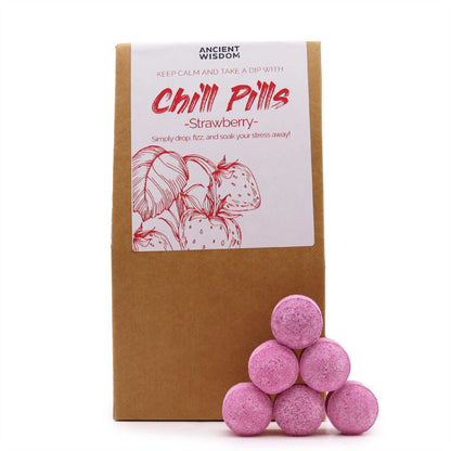 Chill Pills Gift Pack 350g - Strawberry - ScentiMelti  Chill Pills Gift Pack 350g - Strawberry