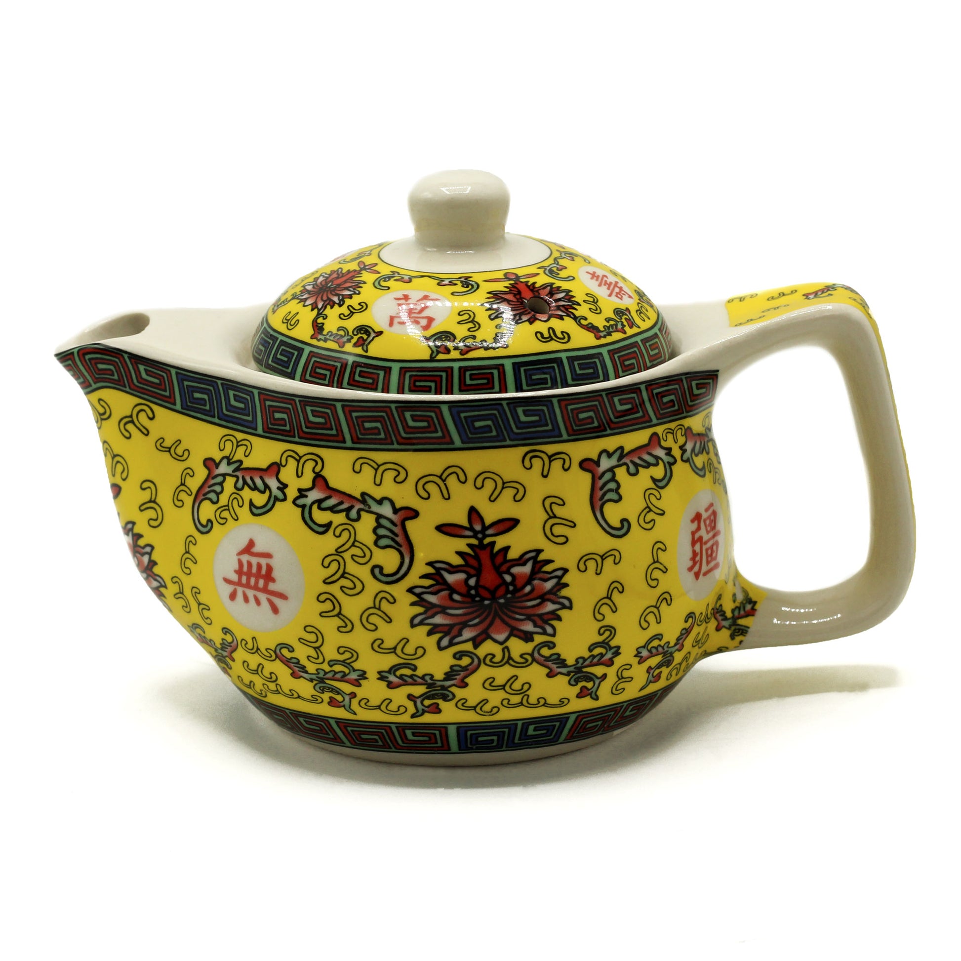 Small Herbal Teapot - Long Life Oriental Design - ScentiMelti  Small Herbal Teapot - Long Life Oriental Design