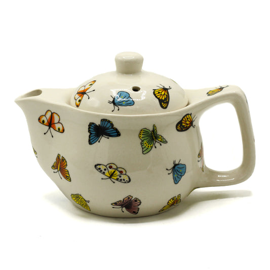 Small Herbal Teapot - Butterflies - ScentiMelti  Small Herbal Teapot - Butterflies